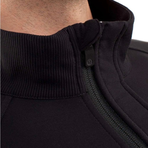 Lululemon Kung Fu Jacket II Black Men’s XL Zip Up Pocket Rubber Seams Activewear - Picture 2 of 15